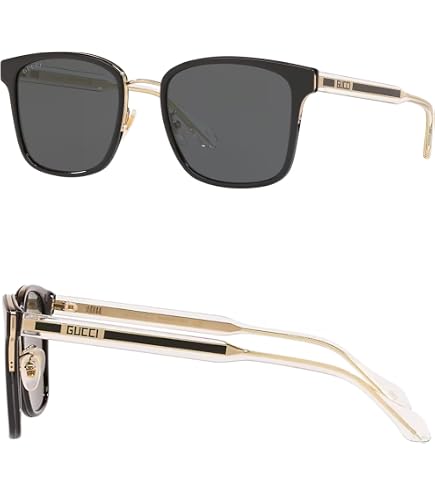 Amazon.com: Gucci grey Square Men's Sunglasses GG1493S 001 54